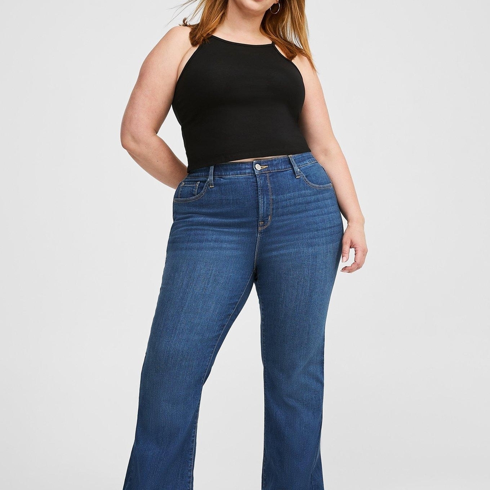 Torrid Sky High A-Line Flare Jeans